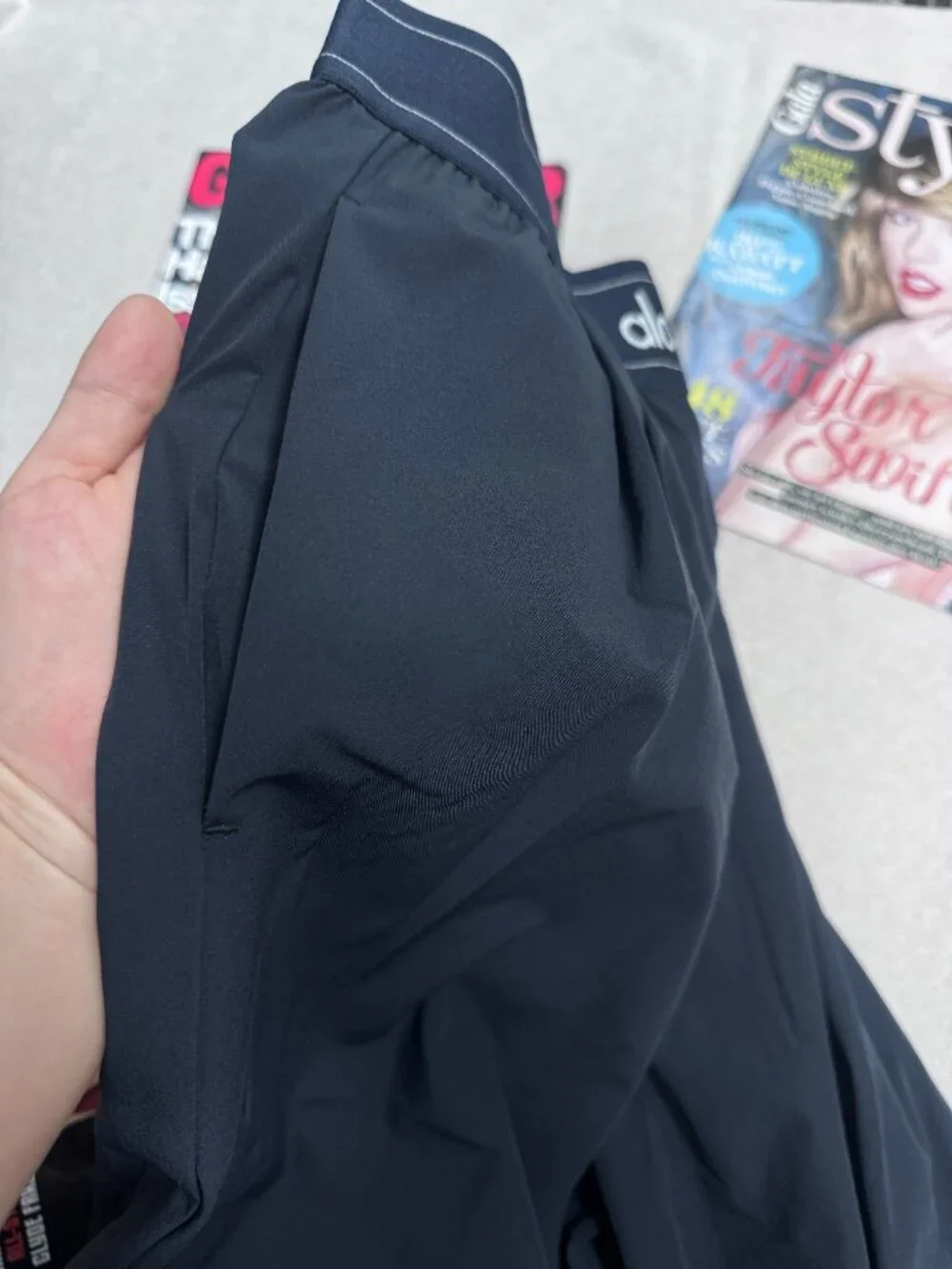 🛍️ NWT Alo Yoga Suit Up Trouser Navy ✨ Wide Leg Pants 🤍 30